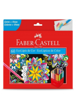 Estojo Lápis de Cor C/60 120160 Faber